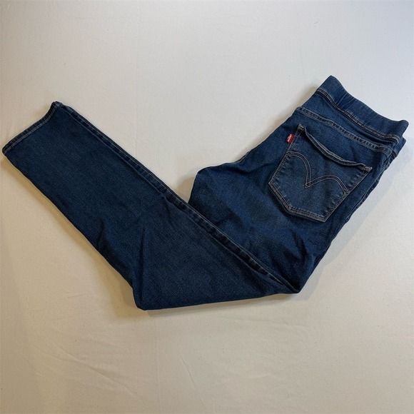 Levi's Denim - Levi's Women's Skinny Jeans M Dark Blue Denim‎ Pull-On Stretch